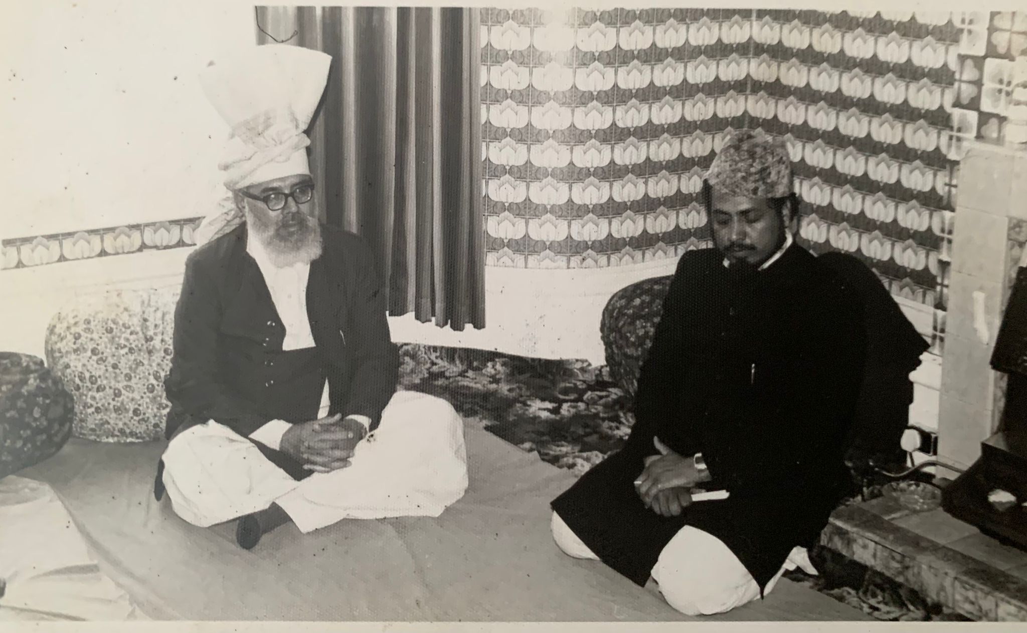 His Eminence Huzoor Mufakkir-e-Islam with  Mujahid e Millat Huzoor Allama Maulana Abdul Sattar Khan Niazi