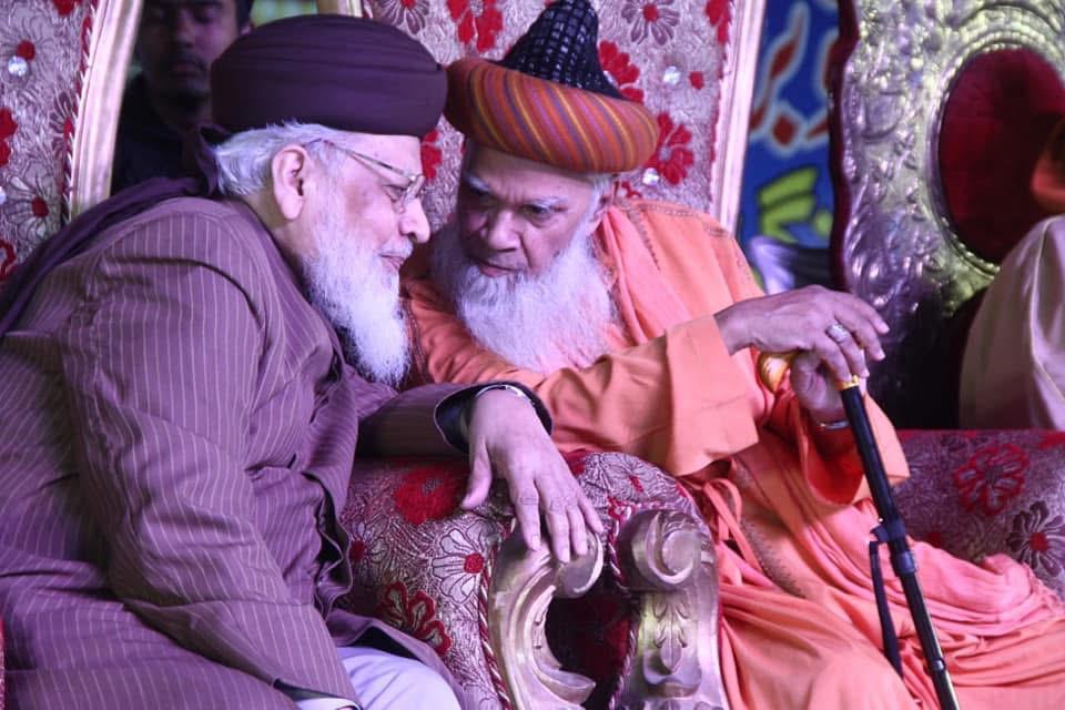 His Eminence Huzoor Mufakkir-e-Islam and His Eminence Huzoor Syed Muhammad Hashmi Miyan
